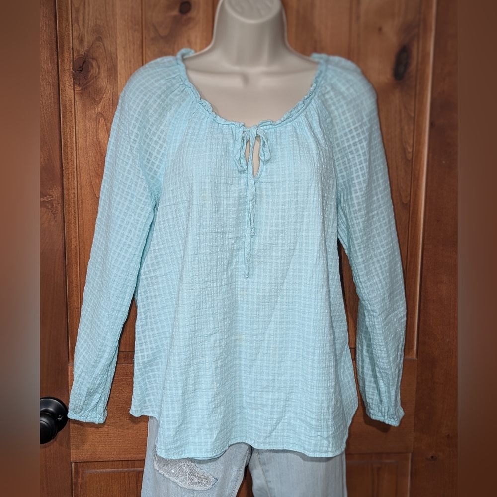 LC Lauren Conrad Mint Green Blouse
